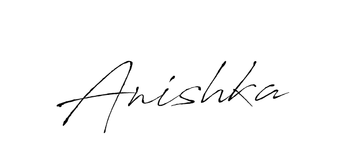 Also we have Anishka name is the best signature style. Create professional handwritten signature collection using Antro_Vectra autograph style. Anishka signature style 6 images and pictures png