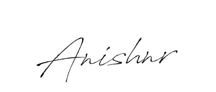 Use a signature maker to create a handwritten signature online. With this signature software, you can design (Antro_Vectra) your own signature for name Anishnr. Anishnr signature style 6 images and pictures png