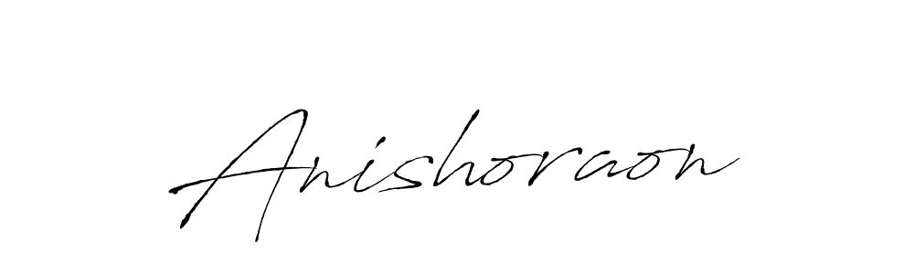 Create a beautiful signature design for name Anishoraon. With this signature (Antro_Vectra) fonts, you can make a handwritten signature for free. Anishoraon signature style 6 images and pictures png