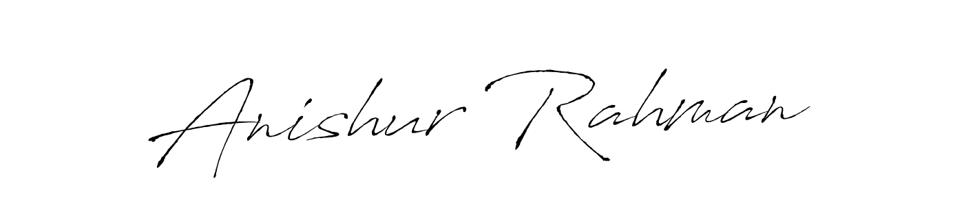 if you are searching for the best signature style for your name Anishur Rahman. so please give up your signature search. here we have designed multiple signature styles  using Antro_Vectra. Anishur Rahman signature style 6 images and pictures png