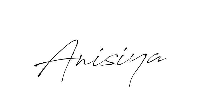 Design your own signature with our free online signature maker. With this signature software, you can create a handwritten (Antro_Vectra) signature for name Anisiya. Anisiya signature style 6 images and pictures png