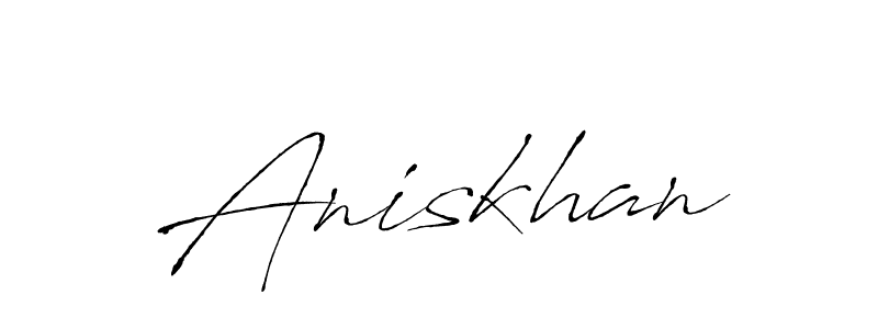 Make a beautiful signature design for name Aniskhan. Use this online signature maker to create a handwritten signature for free. Aniskhan signature style 6 images and pictures png