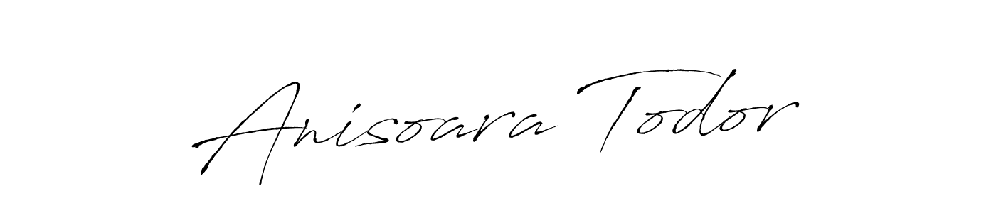 Design your own signature with our free online signature maker. With this signature software, you can create a handwritten (Antro_Vectra) signature for name Anisoara Todor. Anisoara Todor signature style 6 images and pictures png