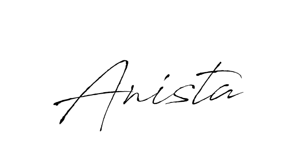 Design your own signature with our free online signature maker. With this signature software, you can create a handwritten (Antro_Vectra) signature for name Anista. Anista signature style 6 images and pictures png