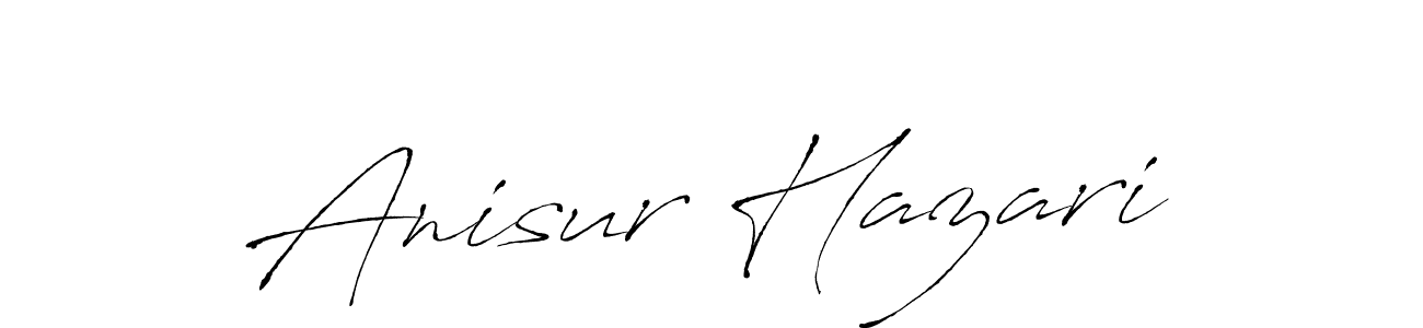 How to make Anisur Hazari signature? Antro_Vectra is a professional autograph style. Create handwritten signature for Anisur Hazari name. Anisur Hazari signature style 6 images and pictures png