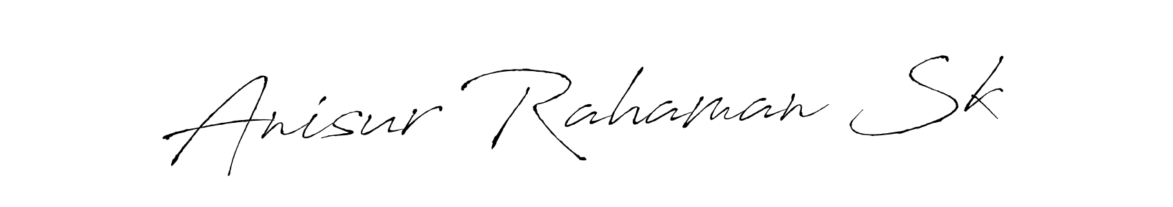 Make a beautiful signature design for name Anisur Rahaman Sk. With this signature (Antro_Vectra) style, you can create a handwritten signature for free. Anisur Rahaman Sk signature style 6 images and pictures png