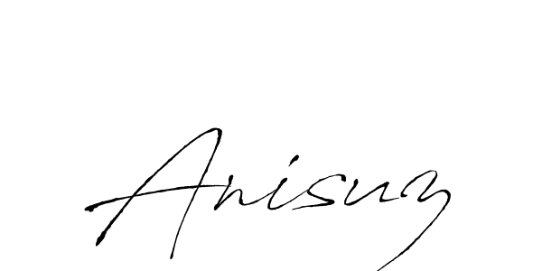The best way (Antro_Vectra) to make a short signature is to pick only two or three words in your name. The name Anisuz include a total of six letters. For converting this name. Anisuz signature style 6 images and pictures png