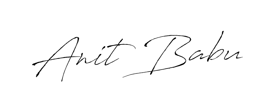 Create a beautiful signature design for name Anit Babu. With this signature (Antro_Vectra) fonts, you can make a handwritten signature for free. Anit Babu signature style 6 images and pictures png