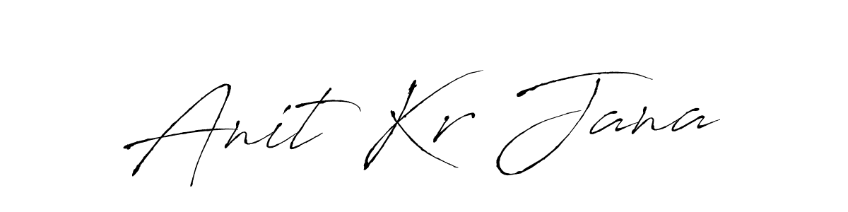 Design your own signature with our free online signature maker. With this signature software, you can create a handwritten (Antro_Vectra) signature for name Anit Kr Jana. Anit Kr Jana signature style 6 images and pictures png