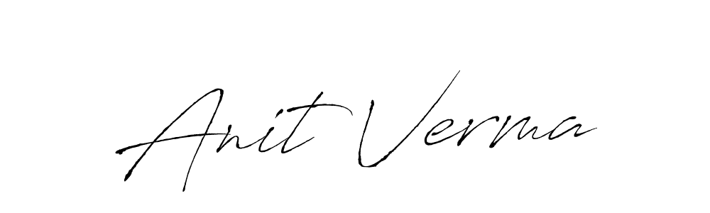 How to make Anit Verma signature? Antro_Vectra is a professional autograph style. Create handwritten signature for Anit Verma name. Anit Verma signature style 6 images and pictures png