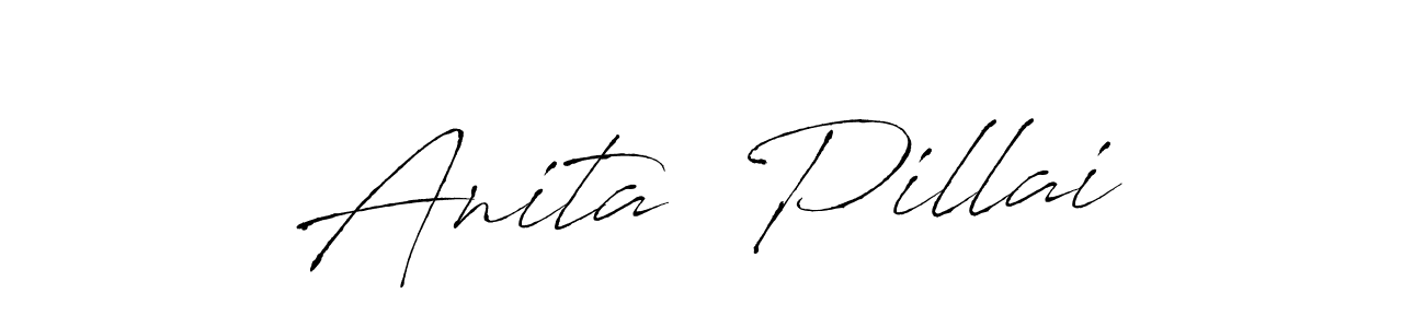 Also You can easily find your signature by using the search form. We will create Anita  Pillai name handwritten signature images for you free of cost using Antro_Vectra sign style. Anita  Pillai signature style 6 images and pictures png