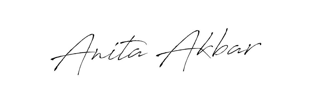 Also You can easily find your signature by using the search form. We will create Anita Akbar name handwritten signature images for you free of cost using Antro_Vectra sign style. Anita Akbar signature style 6 images and pictures png