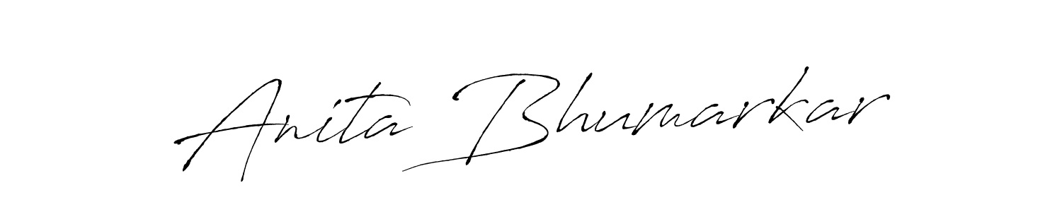 This is the best signature style for the Anita Bhumarkar name. Also you like these signature font (Antro_Vectra). Mix name signature. Anita Bhumarkar signature style 6 images and pictures png