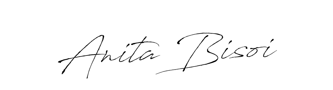 The best way (Antro_Vectra) to make a short signature is to pick only two or three words in your name. The name Anita Bisoi include a total of six letters. For converting this name. Anita Bisoi signature style 6 images and pictures png