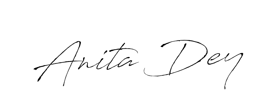 How to make Anita Dey name signature. Use Antro_Vectra style for creating short signs online. This is the latest handwritten sign. Anita Dey signature style 6 images and pictures png