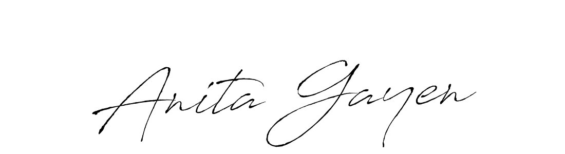Create a beautiful signature design for name Anita Gayen. With this signature (Antro_Vectra) fonts, you can make a handwritten signature for free. Anita Gayen signature style 6 images and pictures png