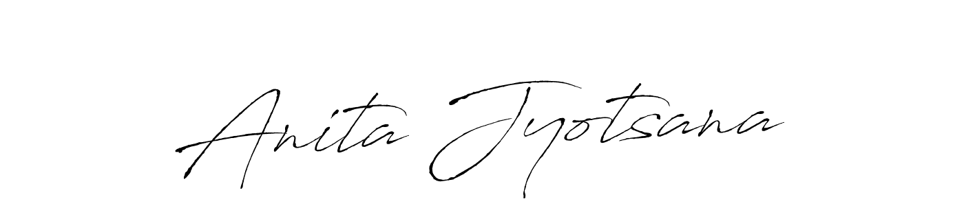 How to make Anita Jyotsana signature? Antro_Vectra is a professional autograph style. Create handwritten signature for Anita Jyotsana name. Anita Jyotsana signature style 6 images and pictures png