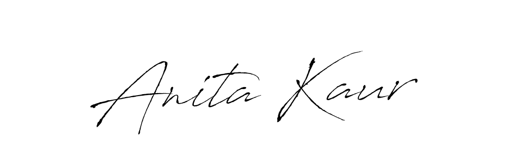 You should practise on your own different ways (Antro_Vectra) to write your name (Anita Kaur) in signature. don't let someone else do it for you. Anita Kaur signature style 6 images and pictures png