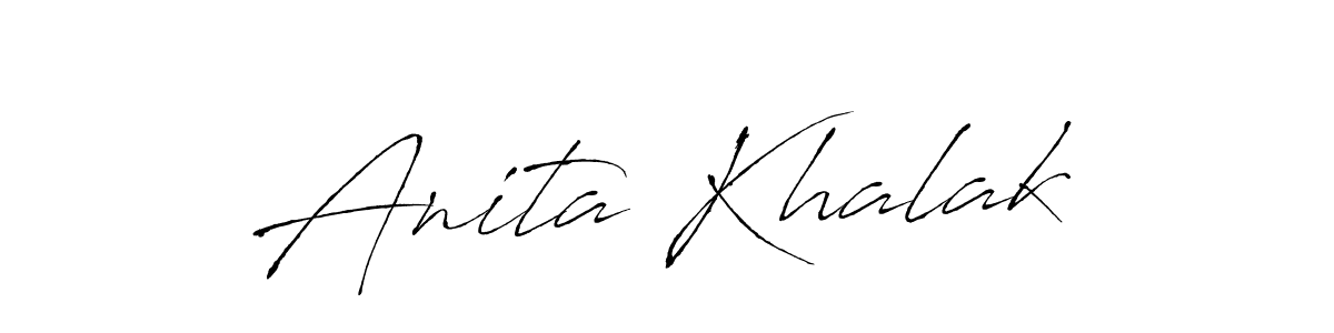 This is the best signature style for the Anita Khalak name. Also you like these signature font (Antro_Vectra). Mix name signature. Anita Khalak signature style 6 images and pictures png
