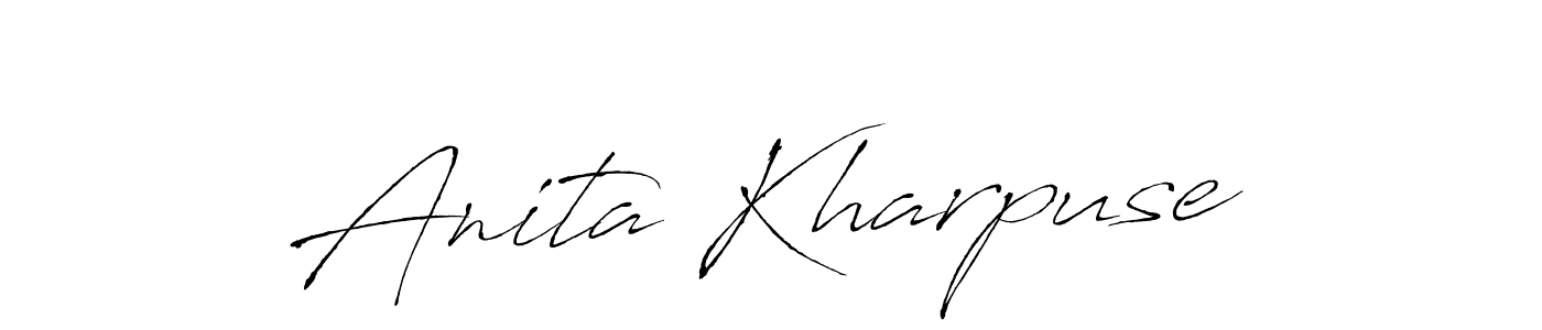 if you are searching for the best signature style for your name Anita Kharpuse. so please give up your signature search. here we have designed multiple signature styles  using Antro_Vectra. Anita Kharpuse signature style 6 images and pictures png