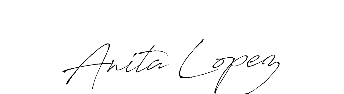 The best way (Antro_Vectra) to make a short signature is to pick only two or three words in your name. The name Anita Lopez include a total of six letters. For converting this name. Anita Lopez signature style 6 images and pictures png