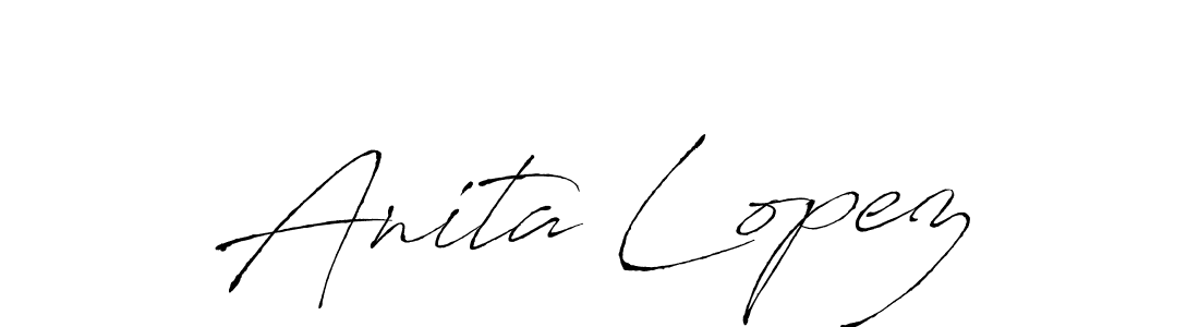 Use a signature maker to create a handwritten signature online. With this signature software, you can design (Antro_Vectra) your own signature for name Anita Lopez. Anita Lopez signature style 6 images and pictures png