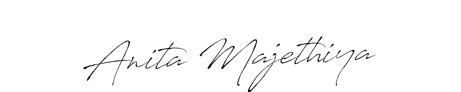 Create a beautiful signature design for name Anita Majethiya. With this signature (Antro_Vectra) fonts, you can make a handwritten signature for free. Anita Majethiya signature style 6 images and pictures png