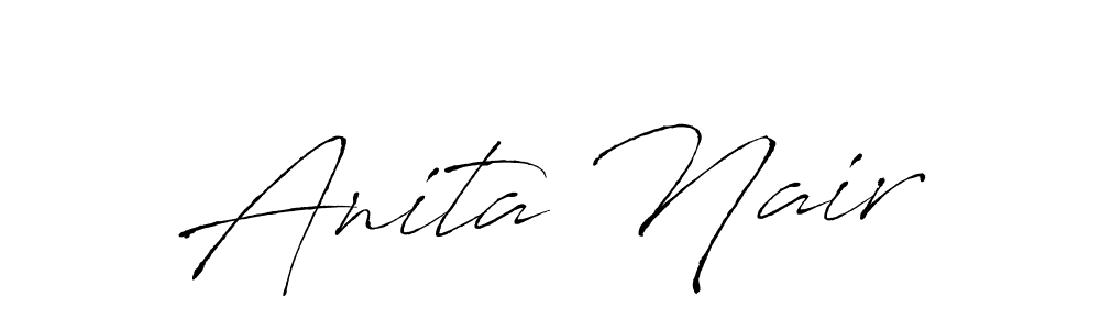 Make a beautiful signature design for name Anita Nair. With this signature (Antro_Vectra) style, you can create a handwritten signature for free. Anita Nair signature style 6 images and pictures png