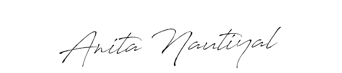 Design your own signature with our free online signature maker. With this signature software, you can create a handwritten (Antro_Vectra) signature for name Anita Nautiyal. Anita Nautiyal signature style 6 images and pictures png