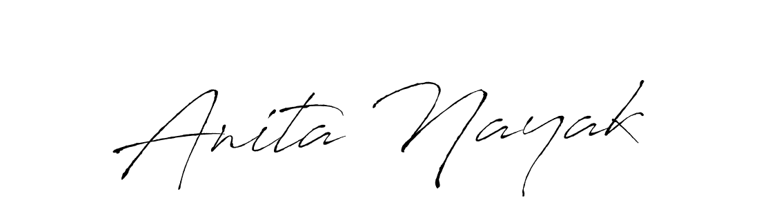 Design your own signature with our free online signature maker. With this signature software, you can create a handwritten (Antro_Vectra) signature for name Anita Nayak. Anita Nayak signature style 6 images and pictures png