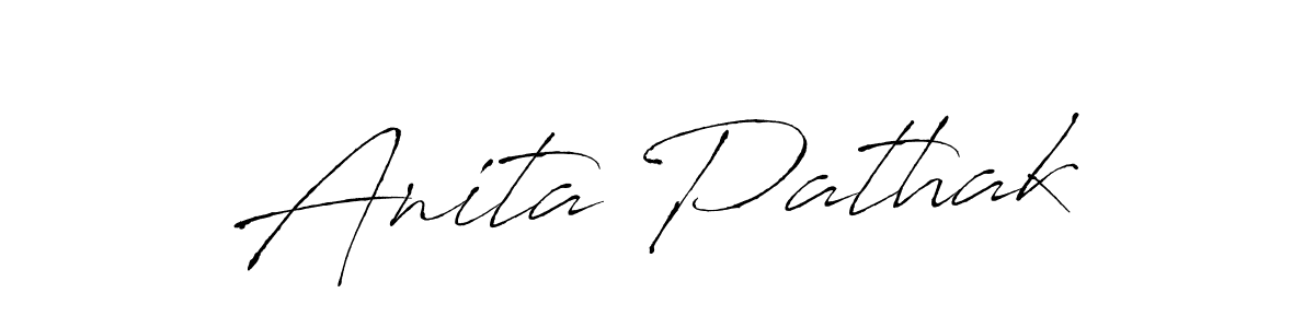 Create a beautiful signature design for name Anita Pathak. With this signature (Antro_Vectra) fonts, you can make a handwritten signature for free. Anita Pathak signature style 6 images and pictures png
