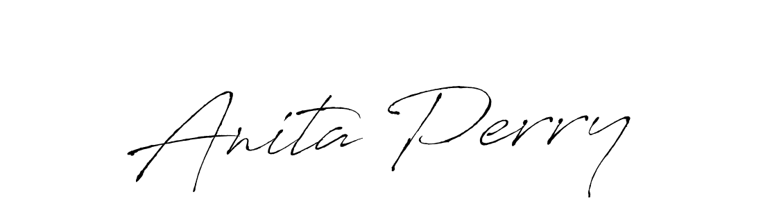 You should practise on your own different ways (Antro_Vectra) to write your name (Anita Perry) in signature. don't let someone else do it for you. Anita Perry signature style 6 images and pictures png