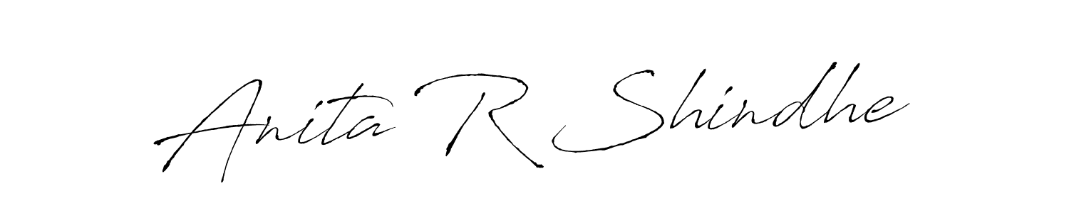 Make a beautiful signature design for name Anita R Shindhe. Use this online signature maker to create a handwritten signature for free. Anita R Shindhe signature style 6 images and pictures png