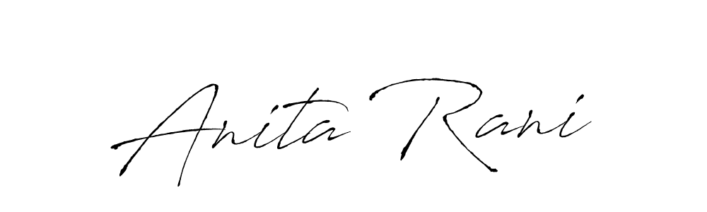 How to make Anita Rani name signature. Use Antro_Vectra style for creating short signs online. This is the latest handwritten sign. Anita Rani signature style 6 images and pictures png