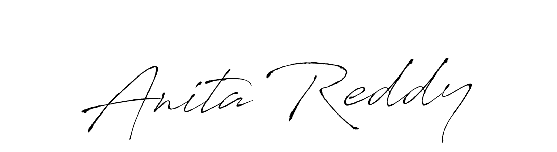 Use a signature maker to create a handwritten signature online. With this signature software, you can design (Antro_Vectra) your own signature for name Anita Reddy. Anita Reddy signature style 6 images and pictures png