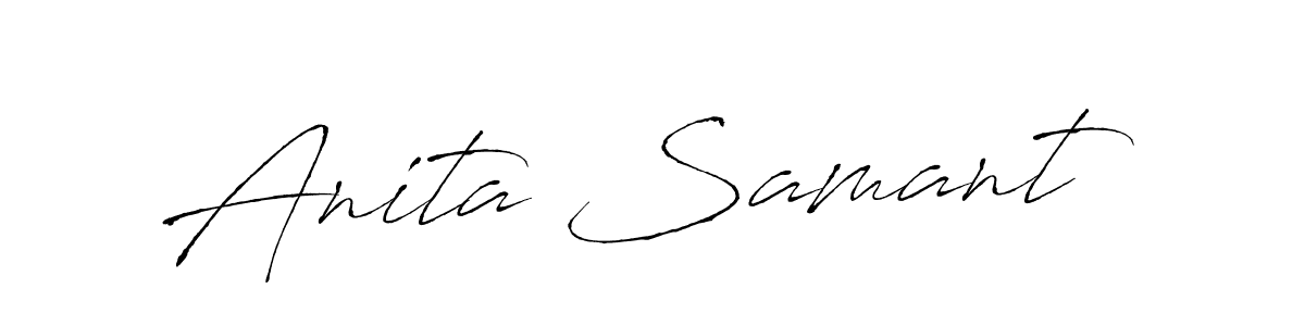 Also we have Anita Samant name is the best signature style. Create professional handwritten signature collection using Antro_Vectra autograph style. Anita Samant signature style 6 images and pictures png