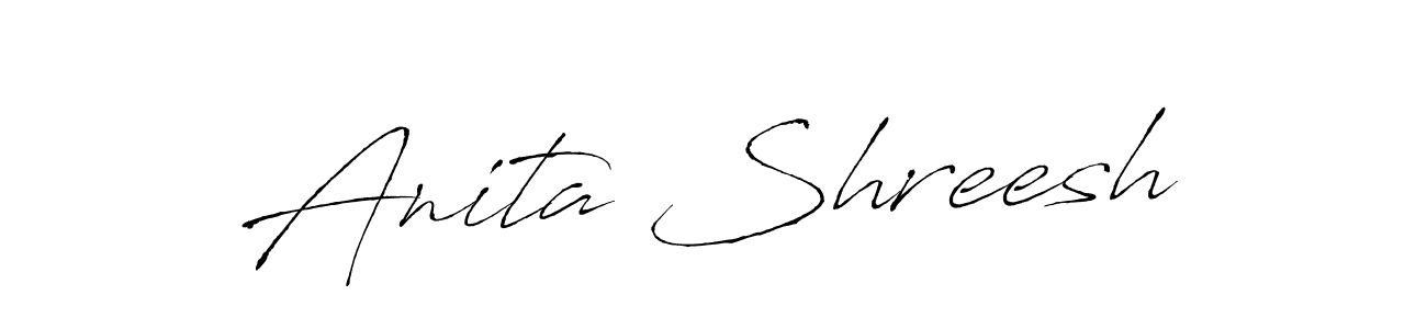 Make a beautiful signature design for name Anita Shreesh. Use this online signature maker to create a handwritten signature for free. Anita Shreesh signature style 6 images and pictures png