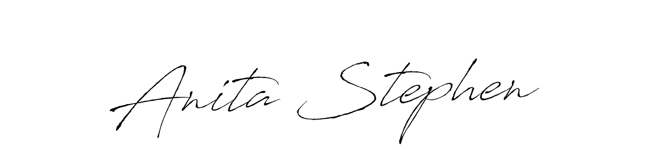 Make a beautiful signature design for name Anita Stephen. Use this online signature maker to create a handwritten signature for free. Anita Stephen signature style 6 images and pictures png