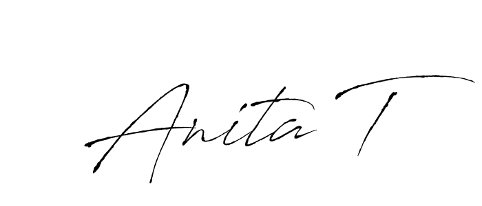 How to make Anita T signature? Antro_Vectra is a professional autograph style. Create handwritten signature for Anita T name. Anita T signature style 6 images and pictures png