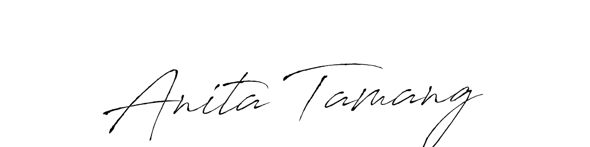 This is the best signature style for the Anita Tamang name. Also you like these signature font (Antro_Vectra). Mix name signature. Anita Tamang signature style 6 images and pictures png