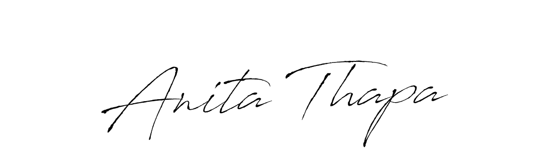 Also we have Anita Thapa name is the best signature style. Create professional handwritten signature collection using Antro_Vectra autograph style. Anita Thapa signature style 6 images and pictures png