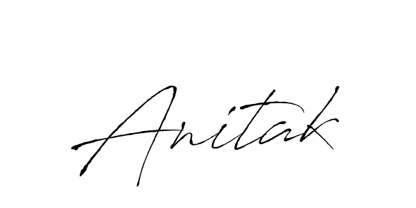 Also You can easily find your signature by using the search form. We will create Anitak name handwritten signature images for you free of cost using Antro_Vectra sign style. Anitak signature style 6 images and pictures png