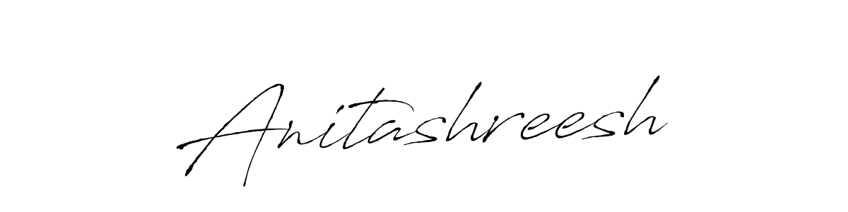 Make a beautiful signature design for name Anitashreesh. With this signature (Antro_Vectra) style, you can create a handwritten signature for free. Anitashreesh signature style 6 images and pictures png