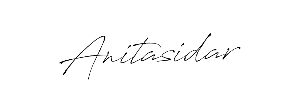 Make a beautiful signature design for name Anitasidar. Use this online signature maker to create a handwritten signature for free. Anitasidar signature style 6 images and pictures png