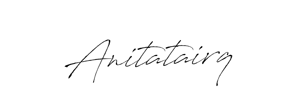 This is the best signature style for the Anitatairq name. Also you like these signature font (Antro_Vectra). Mix name signature. Anitatairq signature style 6 images and pictures png