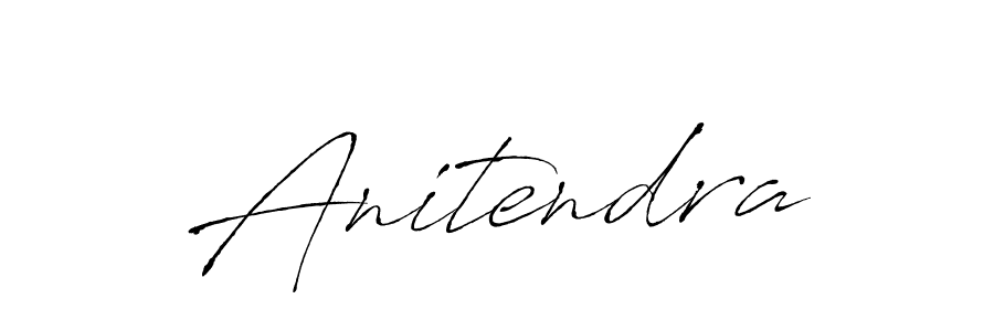 Create a beautiful signature design for name Anitendra. With this signature (Antro_Vectra) fonts, you can make a handwritten signature for free. Anitendra signature style 6 images and pictures png