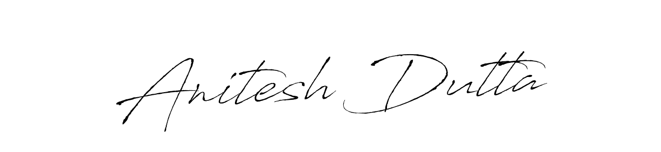 You can use this online signature creator to create a handwritten signature for the name Anitesh Dutta. This is the best online autograph maker. Anitesh Dutta signature style 6 images and pictures png