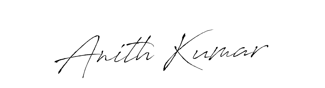 Use a signature maker to create a handwritten signature online. With this signature software, you can design (Antro_Vectra) your own signature for name Anith Kumar. Anith Kumar signature style 6 images and pictures png