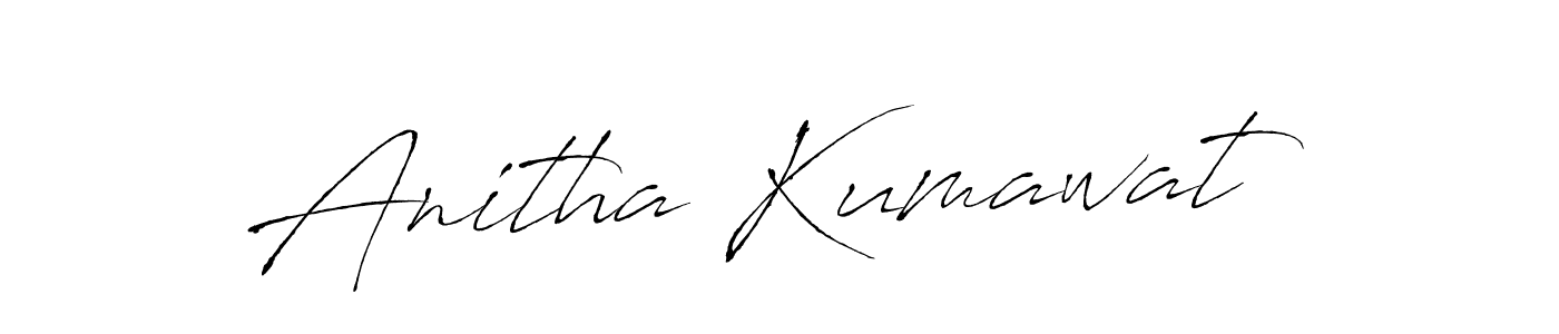 Also You can easily find your signature by using the search form. We will create Anitha Kumawat name handwritten signature images for you free of cost using Antro_Vectra sign style. Anitha Kumawat signature style 6 images and pictures png