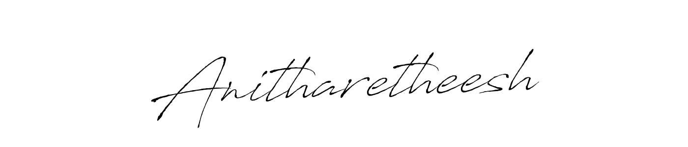 The best way (Antro_Vectra) to make a short signature is to pick only two or three words in your name. The name Anitharetheesh include a total of six letters. For converting this name. Anitharetheesh signature style 6 images and pictures png